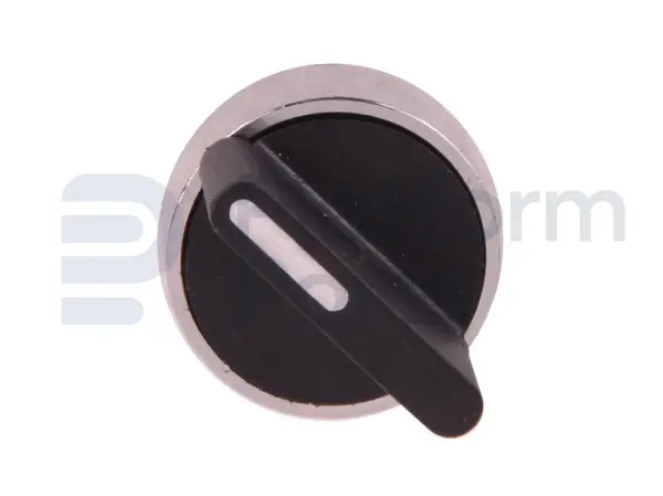 Switch, rotary knob, 2P spring return left