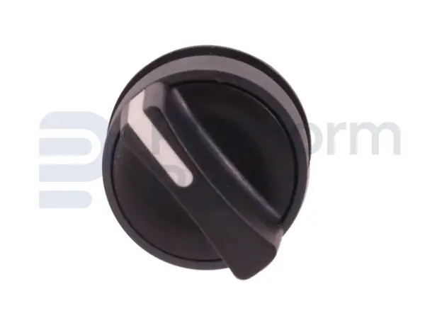 Switch, rotary knob, 2P spring return left