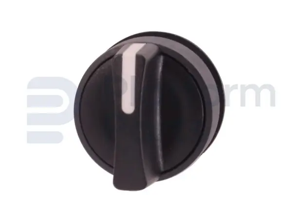 Switch, rotary knob, 3P spring return left or right to center