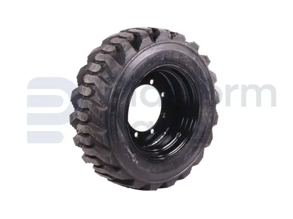 All terrain tire + rim, foamed, RH, 10-16.5 PR10
