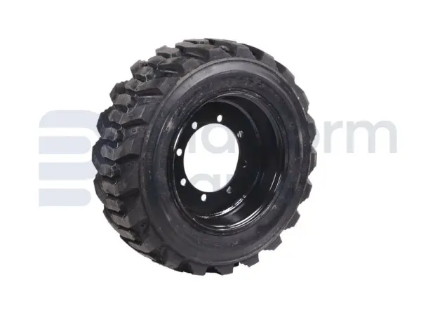 All terrain tire + rim, foamed, RH, 10-16.5 PR10