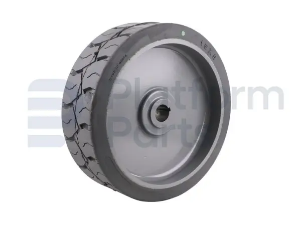 Non-marking wheel, deep profile
