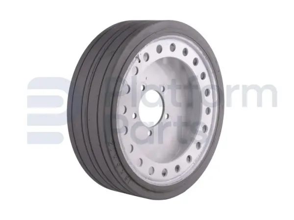 Non-marking wheel ('rear'