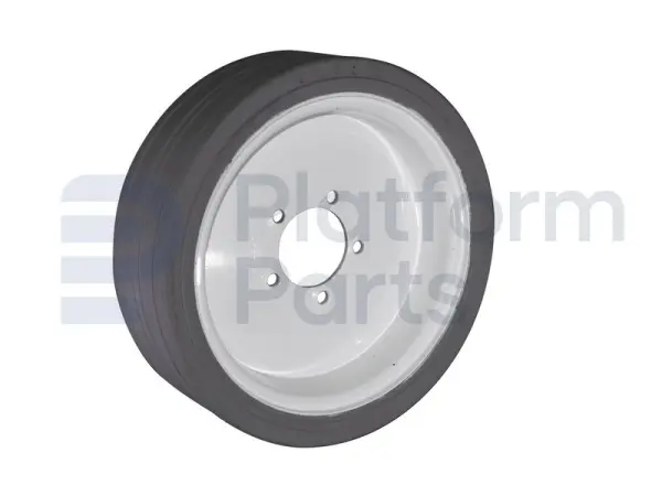 Non-marking wheel ('rear'