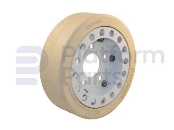 Non-marking wheel, white ('rear, no pattern'