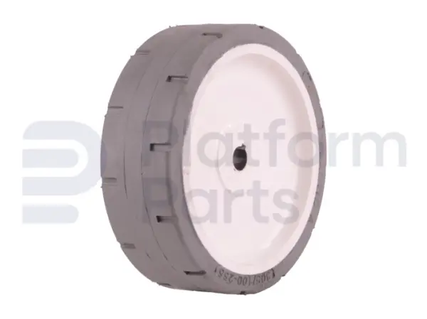 Non-marking wheel 'front-drive', Upright eq. 504350-000