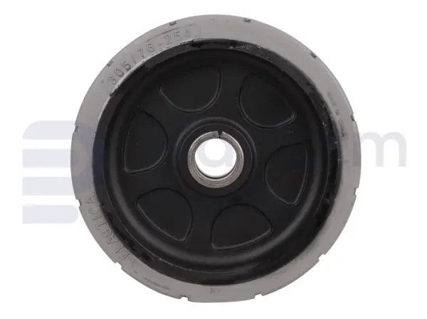 Non-marking wheel 'idler', Upright eq. 505012-000