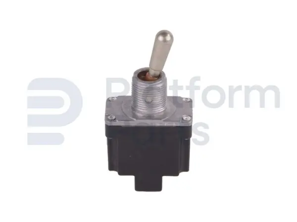 Toggle switch, (ON)-OFF, SPDT