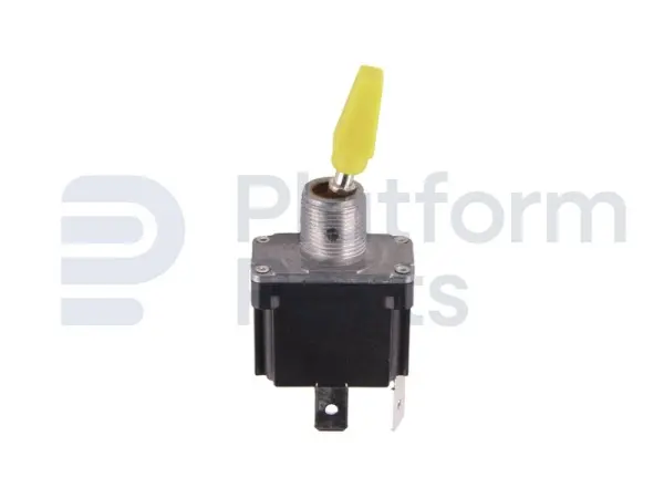 Toggle switch, (ON)-OFF, SPST
