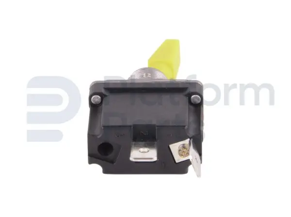 Toggle switch, (ON)-OFF, SPST
