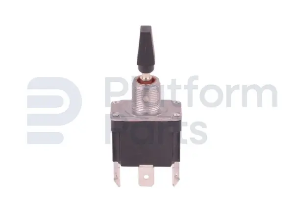 Toggle switch, (ON)-OFF-(ON)