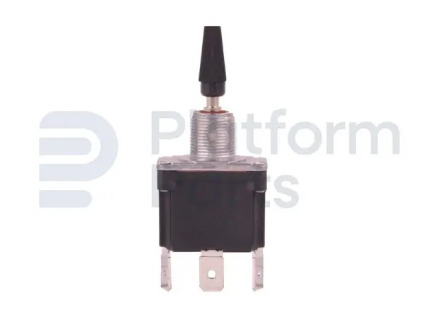 Toggle switch, (ON)-OFF-(ON)