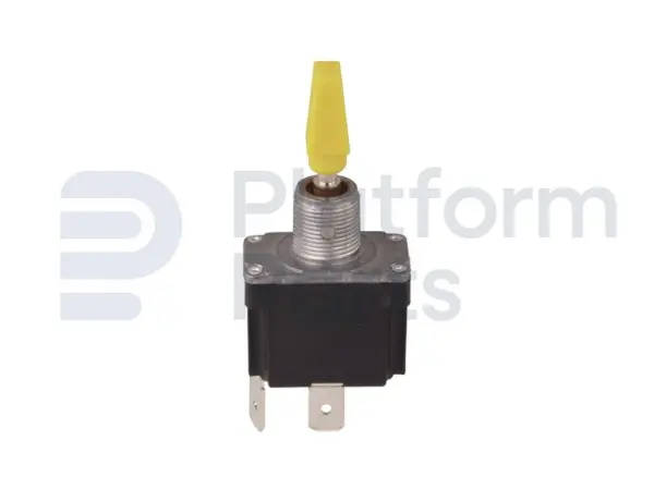 Toggle switch, NONE-OFF-ON, SPST