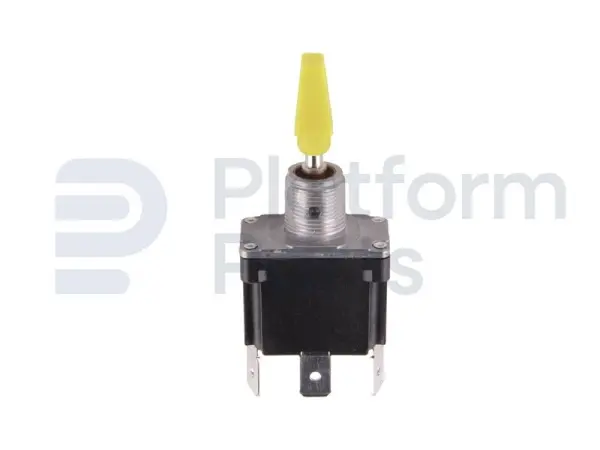 Toggle switch, (ON)-OFF-(ON), SPDT