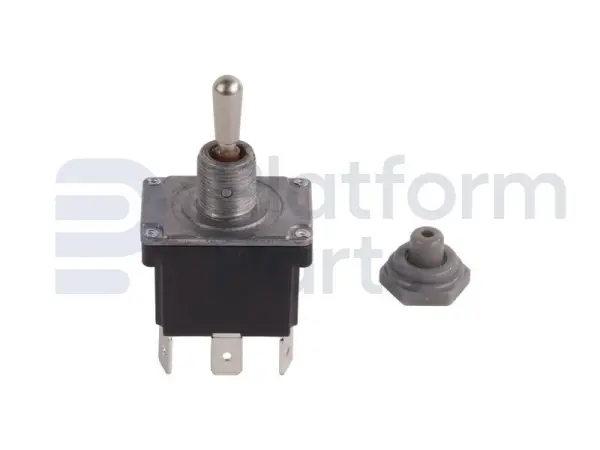 Toggle switch, ON-ON-ON, DPDT