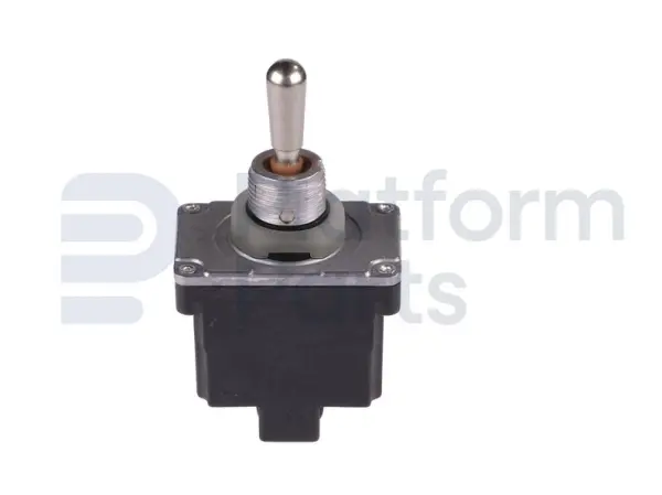 Toggle switch, ON-OFF-ON, DPDT