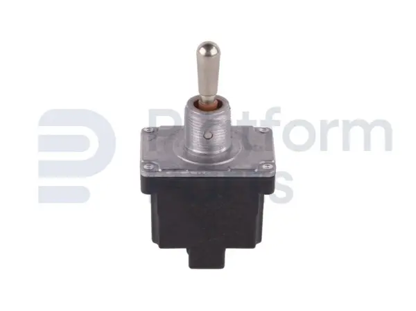 Toggle switch, (ON)-OFF-(ON), DPDT