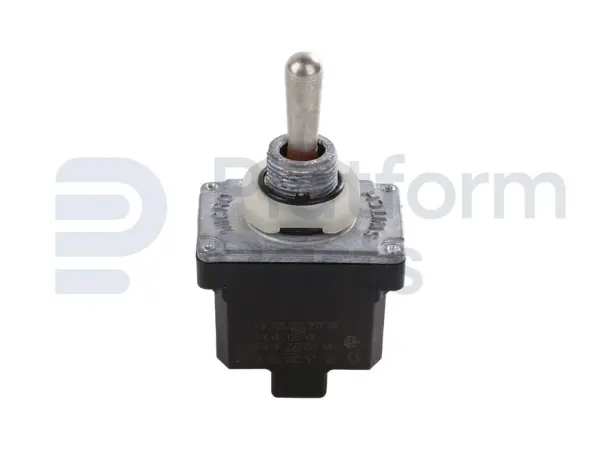 Toggle switch, (ON)-OFF-(ON), DPDT