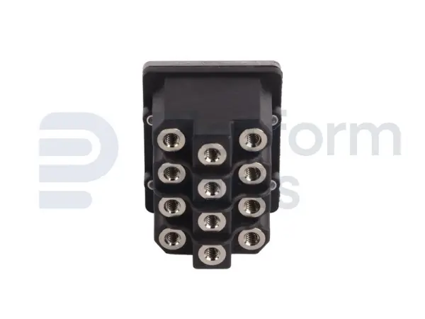 Toggle switch, ON-OFF-ON, 4PDT