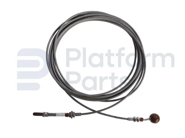 Emergency lowering cable