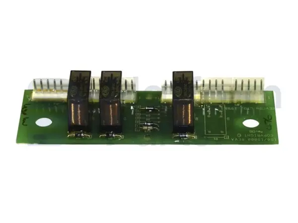 Electronic card, control box