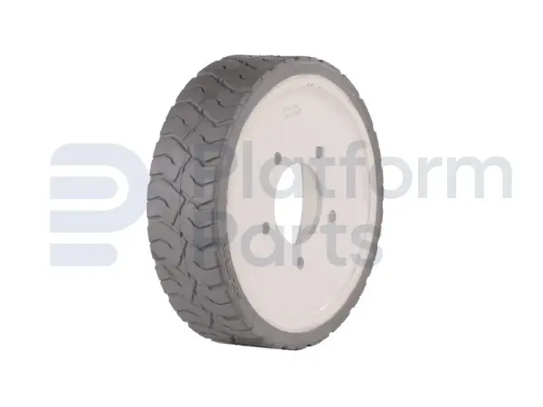 Non-marking wheel 'front'