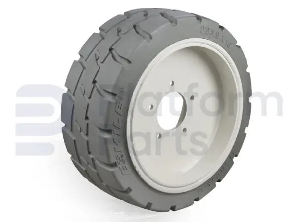 Non-marking wheel 'rear'