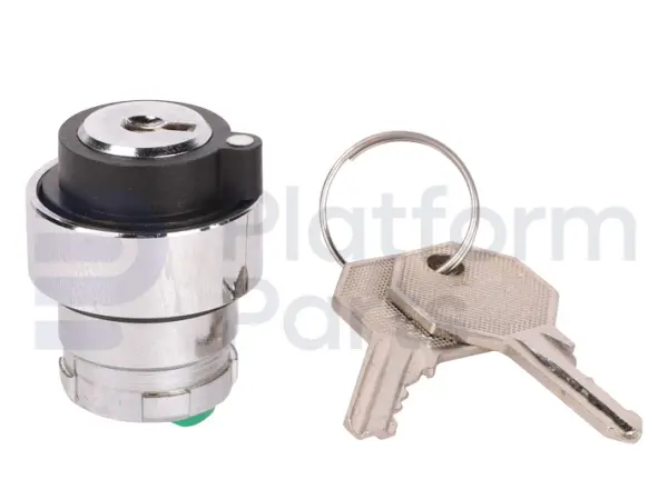 Switch, key, 3P maintained, key removal from center