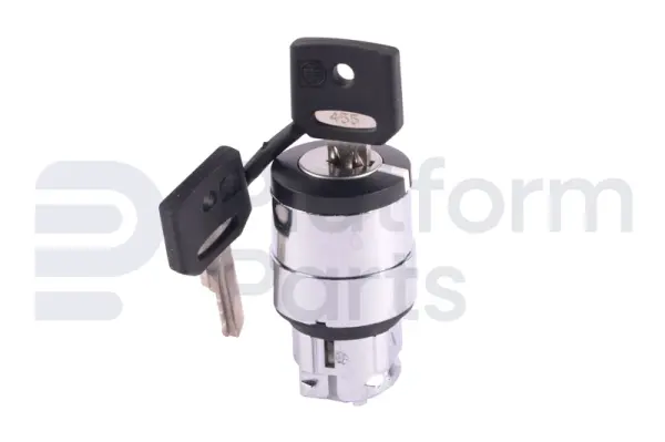 Switch, key, 3P maintained, key removal from 3 positions