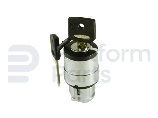 Switch, key, 3P maintained, key removal from center