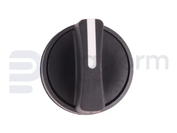 Switch, rotary knob, 3P spring return left or right to center