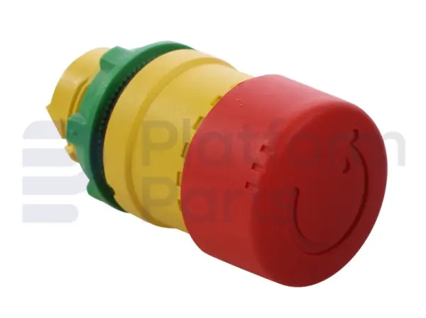 Emergency stop plastic with turn