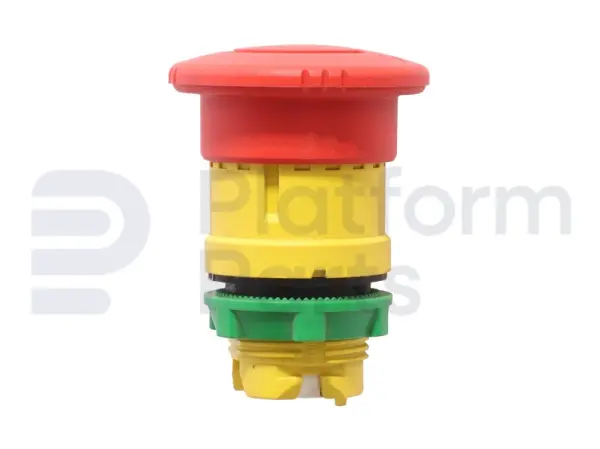 Emergency stop plastic with turn