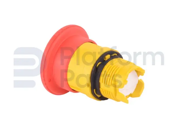 Emergency stop plastic with turn