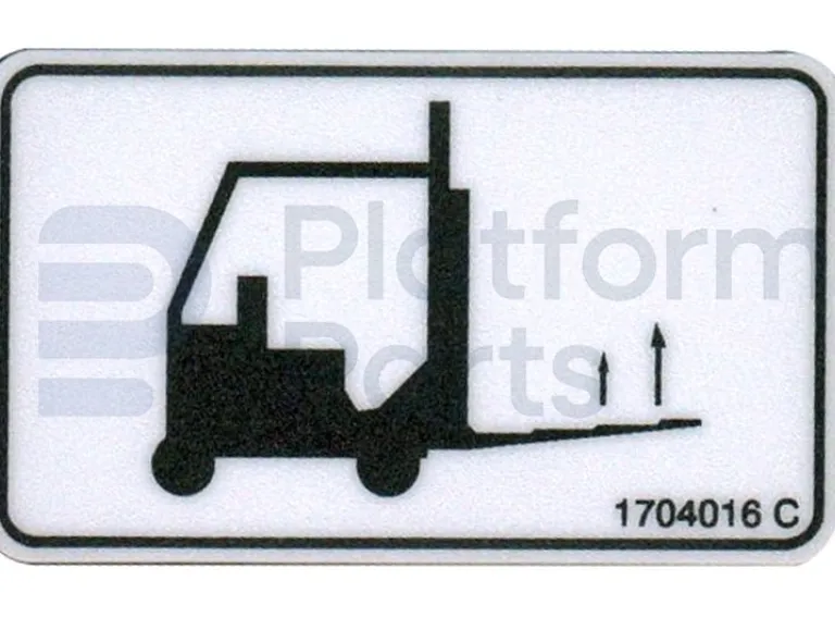 JLG - Decal, JLG - JL-1704016