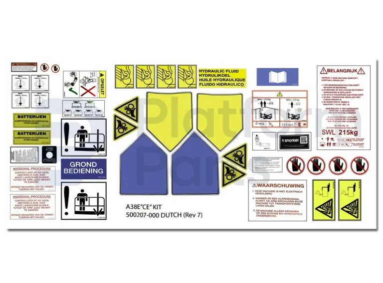 UpRight - Decal, kit, general use - UP-500207-000