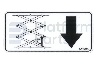 JLG - Decal, JLG - JL-1704211