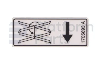 JLG - Decal, JLG - JL-1705693