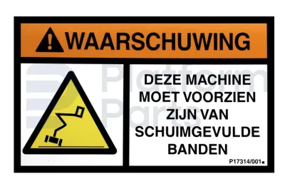 Niftylift - Decal, divers - NL-P17314